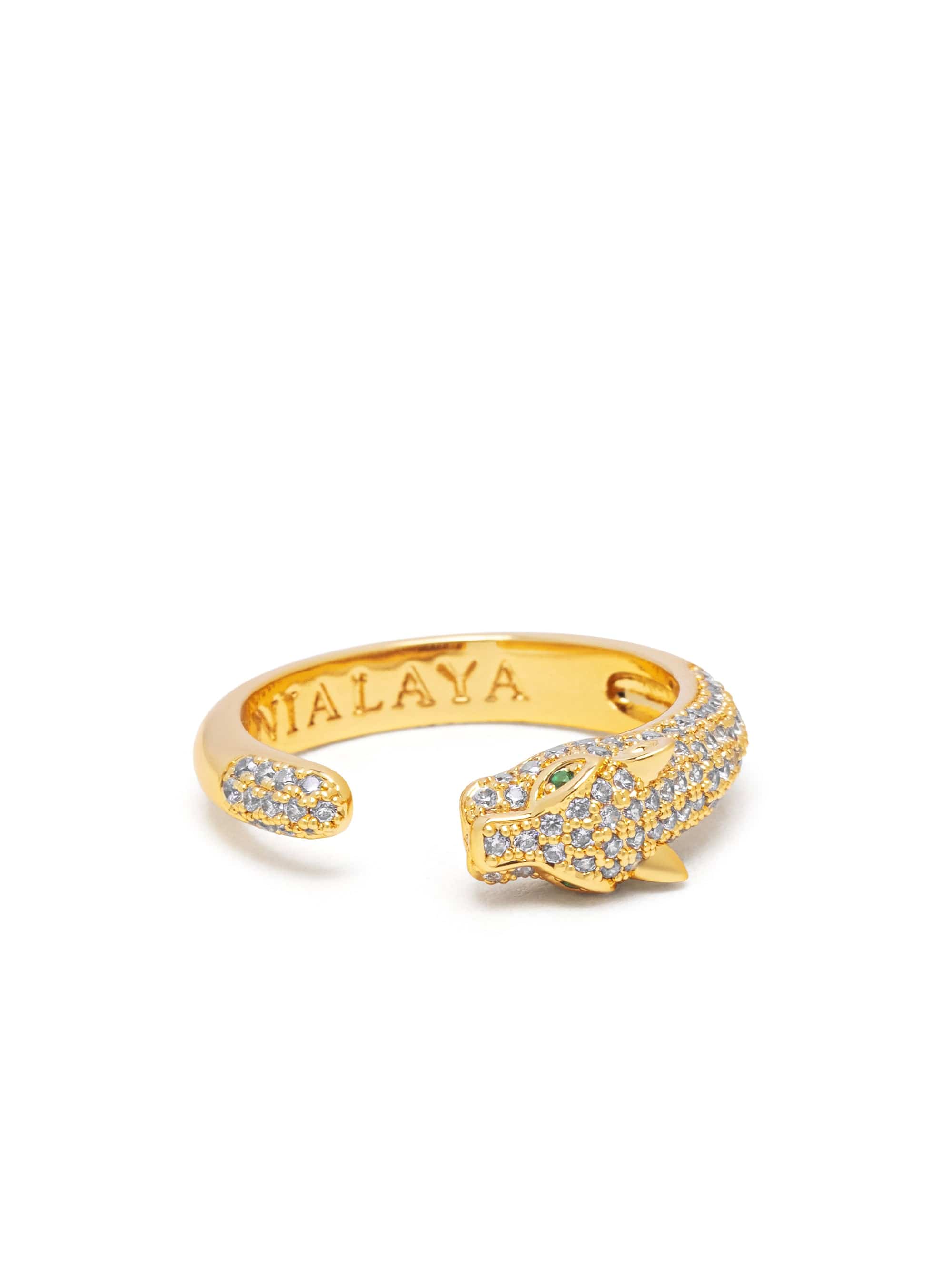 Nialaya Jewelry Panther Wrap Ring